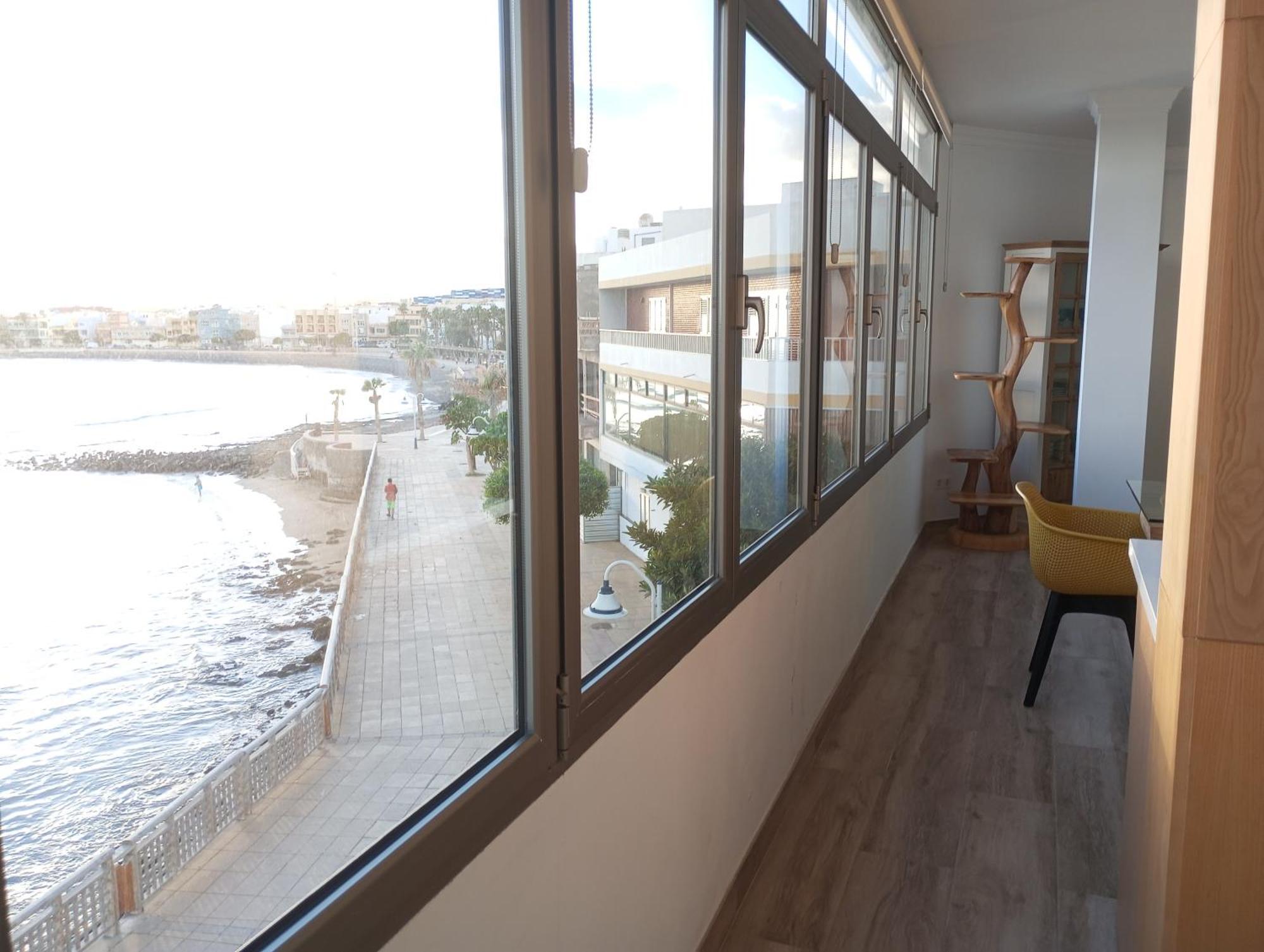 Ferienwohnung Sea View On Arinaga Beach Exterior foto
